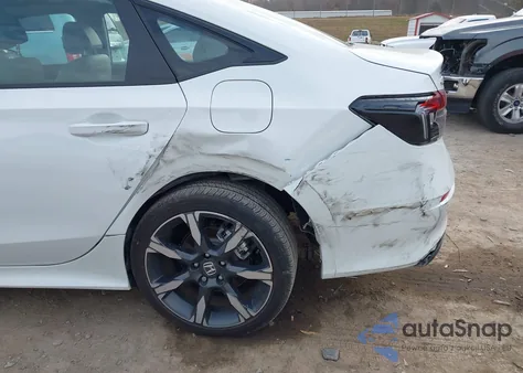 2025 Honda Civic Hybrid Sport/Sport Touring z USA, uszkodzony, nr VIN 2HGFE4F86SH329673